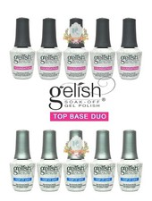 GELISH Harmony Soak Off Gel Polish Top and Base Duo Total 5 PAIRS Best Deal