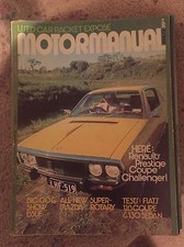 Vintage Motor Manual Magazine January 1973 Ford Holden Australia