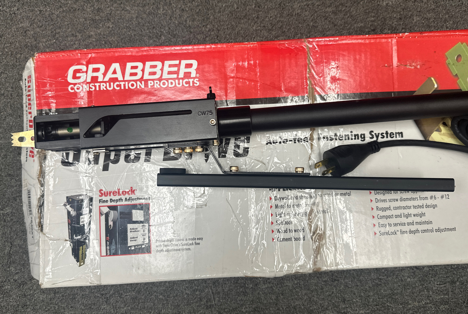 Rocker 4063 with Grabber Superdrive 75 Collated Deck Fastening System