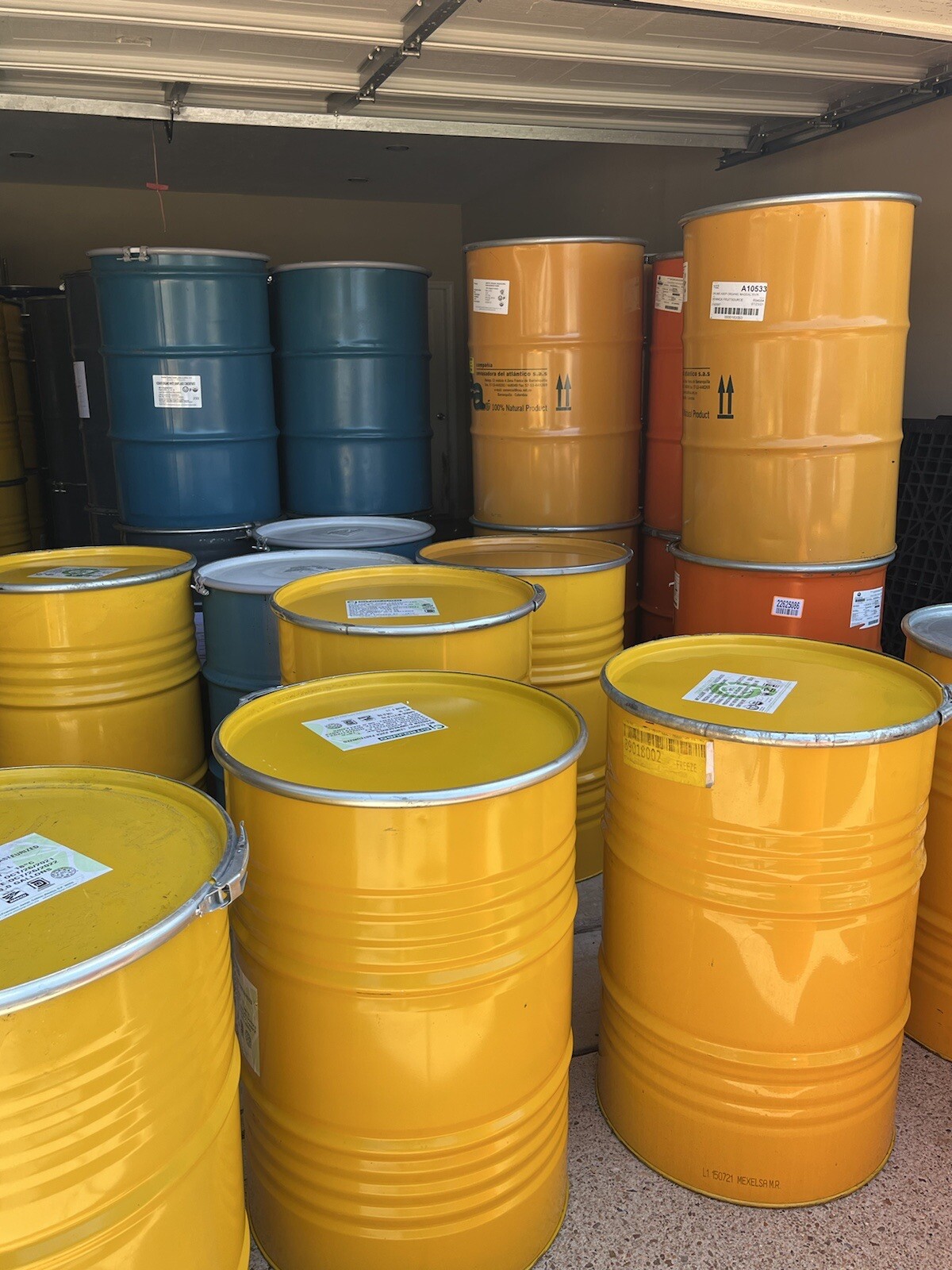 55 gallon steel drums eBay