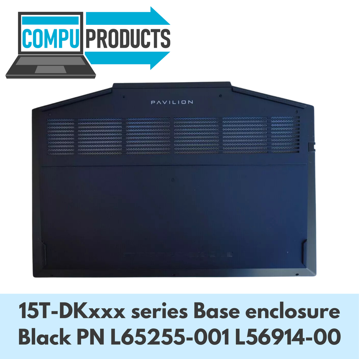 HP Pavilion Gaming 15T-DKxxx series Base enclosure Black PN L65255