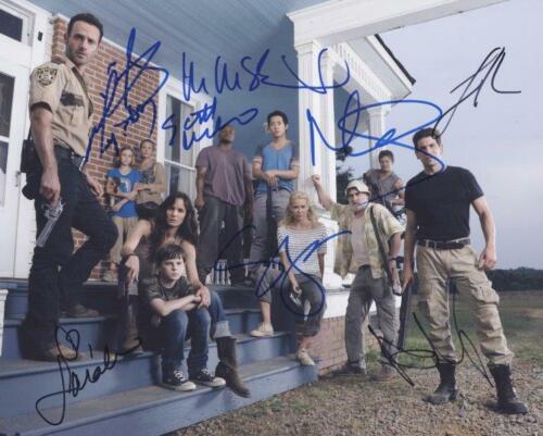 Walking Dead Cast 7x signed 8x10 photo Reprint 
