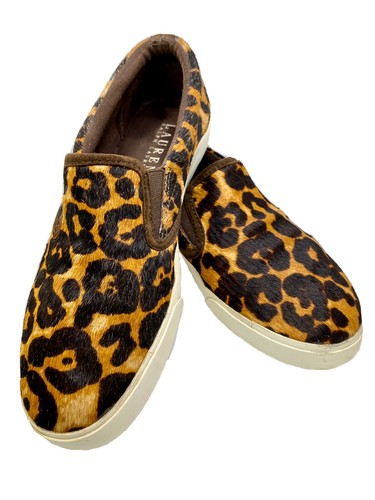 Sneakers Leopard Print Calf Hair Size 