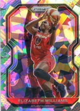2021 Panini Prizm WNBA ELIZABETH WILLIAMS #34 CRACKED ICE PRIZM SP DREAM