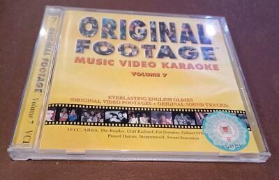 Various - Original Footage - Music Video Karaoke - Volume 7 CD (2000) Audio rare