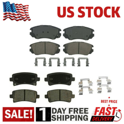 Front & Rear Ceramic Brake Pads fit Chevy Impala Malibu Buick LaCrosse Regal 9-5