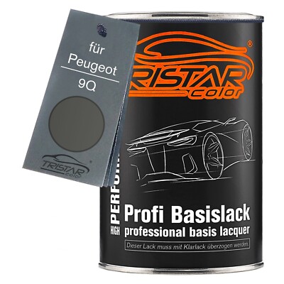 Autolack Dose spritzfertig für Peugeot 9Q Gris Moondust Metallic Basislack 1,0L