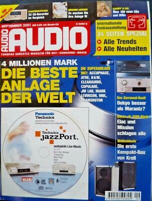 AUDIO 9/01 CANTON LE 109,ELAC 207,JBL XRi 80.MAGNAT 450,MISSION MI 74,VISONIC E6