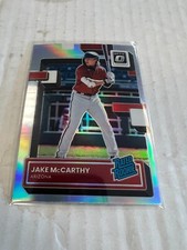Jake McCarthy 2022 Donruss Optic Rated Rookie Silver Prizm #73 NrMt