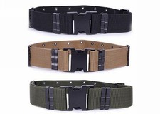 New Tactical Nylon Cambat Heavy Duty Waist Belt Black/Coyote Brown/Desert/OD