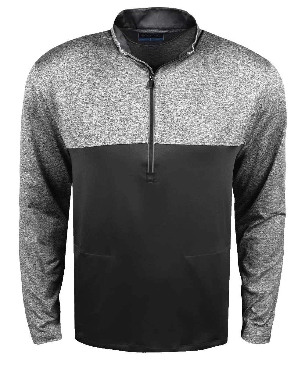 Etonic 黑色高尔夫衬衫和上衣男