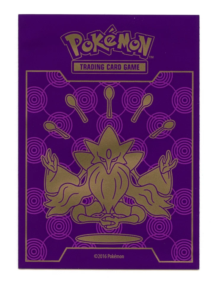 2016 XY Fates Collide Mega Alakazam ETB Individual Card Sleeve Pokemon Original - Image 3 of 3
