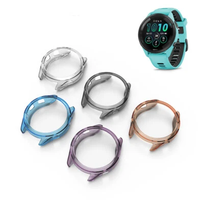 For Garmin Forerunner 965/265/265S TPU Protection Bumper Case Shockproof Cover