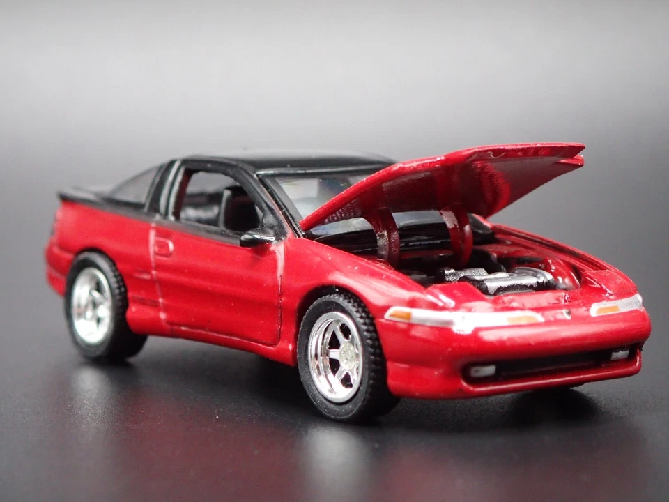 1990-1994 EAGLE TALON TSi rojo escala 1:64 diorama coleccionable coche modelo fundido a presión Foto 4 de 4