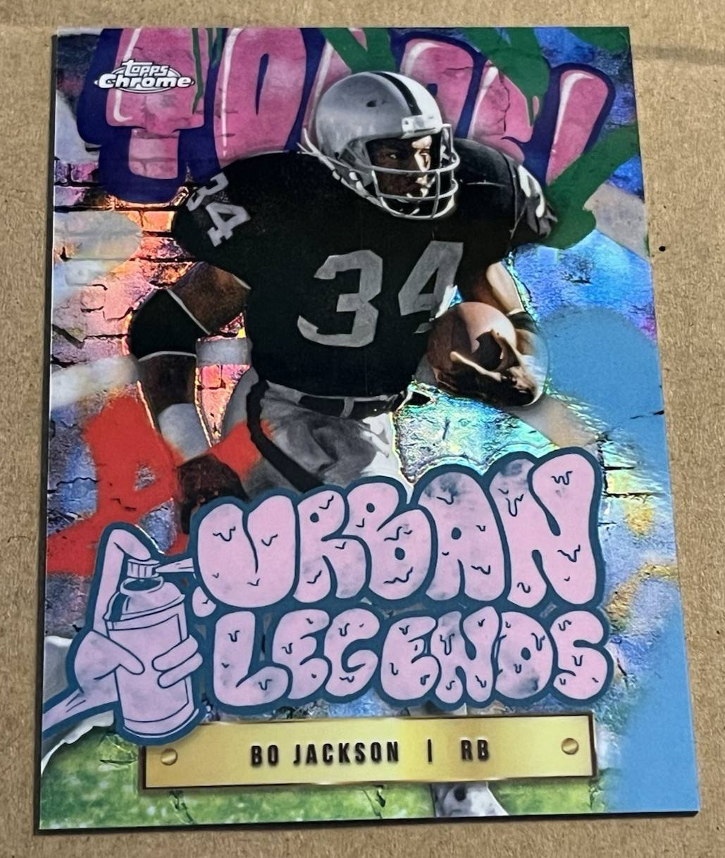 2024 TOPPS CHROME - URBAN LEGENDS INSERT - BO JACKSON RAIDERS #UL-15