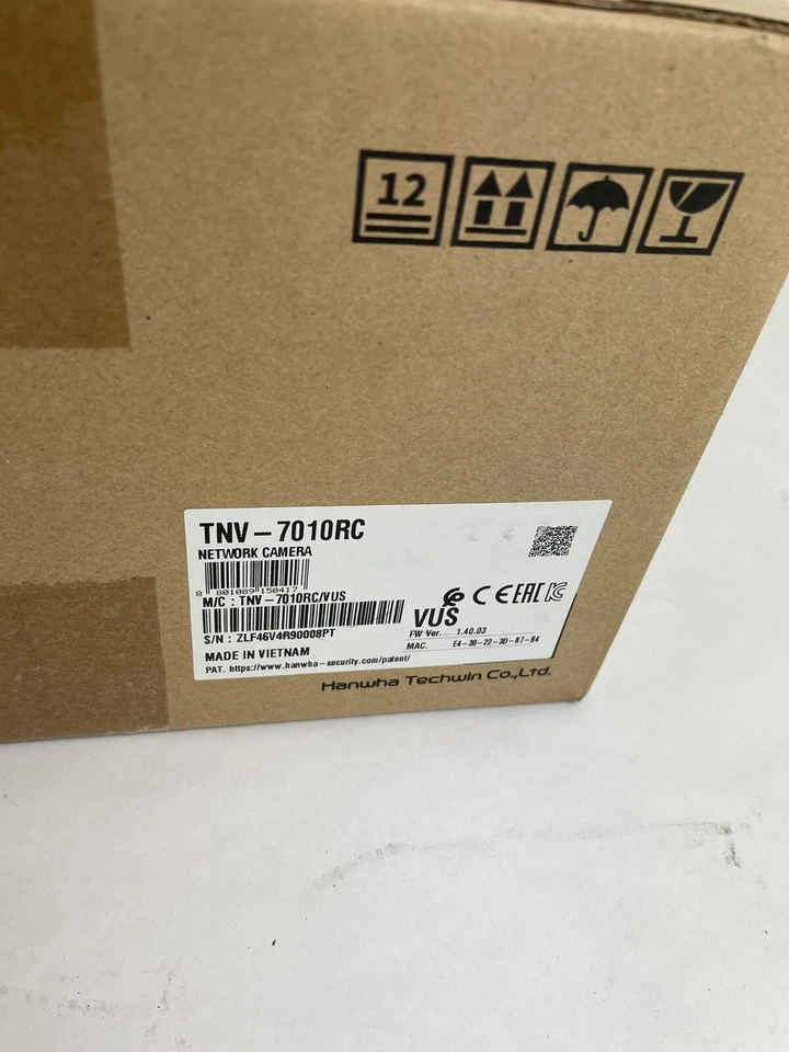 SAMSUNG BY Hanwha Techwin TNV-7010RC 3MP IR H.265 Outdoor Corner IP Security Cam - Image 4 of 4