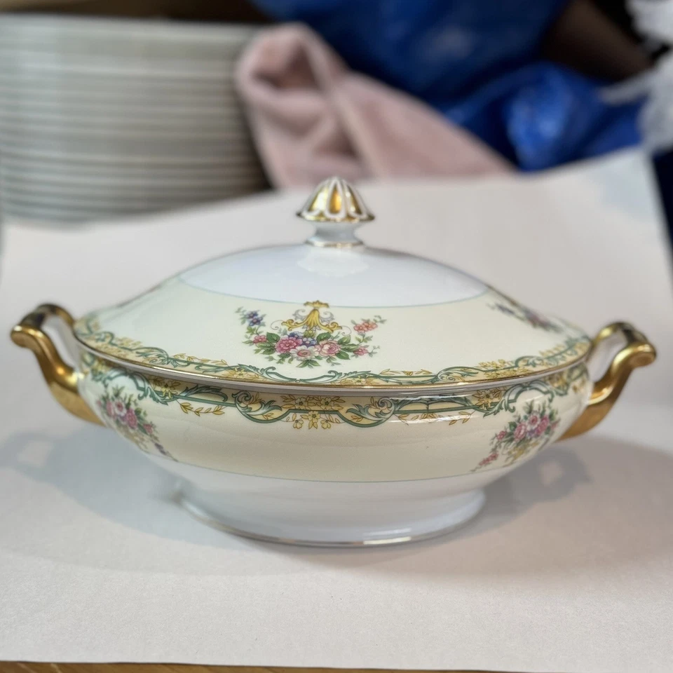 Cazuela cubierta Noritake Arvana Japón 89483 Foto 2 de 4