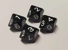 Spindown d10 Dice (4 Pack) Great For Magic: The Gathering and other CCG Games