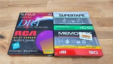 Lot of 4 Blank Audio Cassette Tapes Sealed