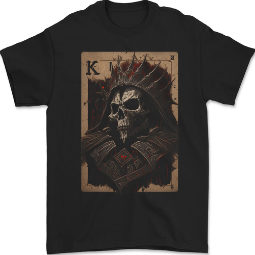 T-shirt Aztec Crâne Gildan G5000 100% Coton Lourd - Homme, Taille Regular, Manches Courtes