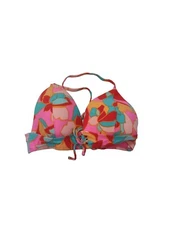 Hula Honey Bikini Swim Top Womens D/ DD Swimsuit Floral Padded Lift 