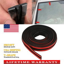 10ft Windshield Car Roof Rubber Seal Strip Noise Insulation Stickers Accessories