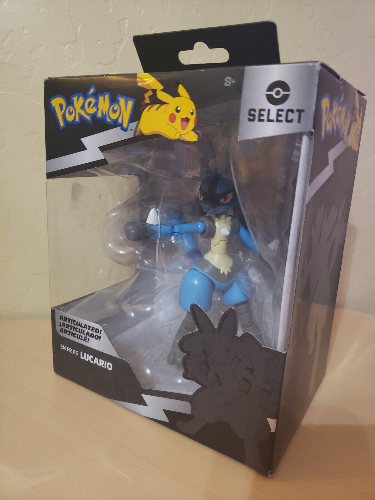 Pokemon Select Articulated Lucario 6"in Series 2 Action Figure *NEW OTHER*