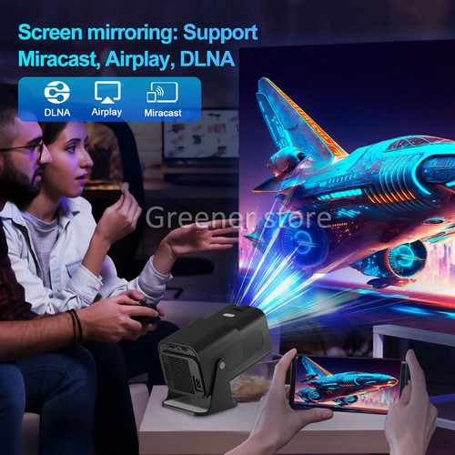 Smart Bluetooth Vidéo Projecteur 1080p Android 11 HDMI 4K Maison Bureau Théâtre - Photo 5/12