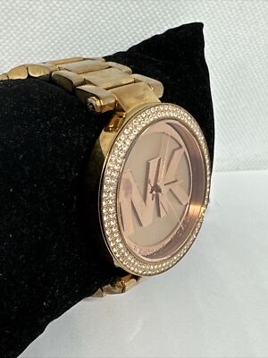 Michael Kors Parker MK5865 Women Rose Gold Analog Dial Quartz Wrist Watch NUL40 Michael Kors Parker MK5865 Women Rose Gold Analog Dial  main image 2