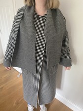 Women’s Jaeger Wool Reversible Coat Size 18 - Sold Out Houndstooth