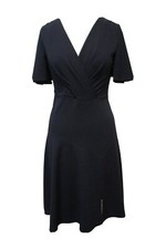 Sandra Darren Flutter Sleeve Scuba Dress Sz 10- Brand New