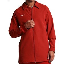 Nike Team Mens Therma Midweight Full Zip Track Jacket Medium, Scarlet Red  135