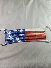Handmade face mask washable adult, USA Stars and Stripes