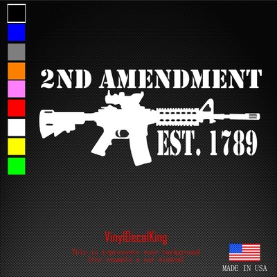 Gun Rights Bumper Sticker AR-15