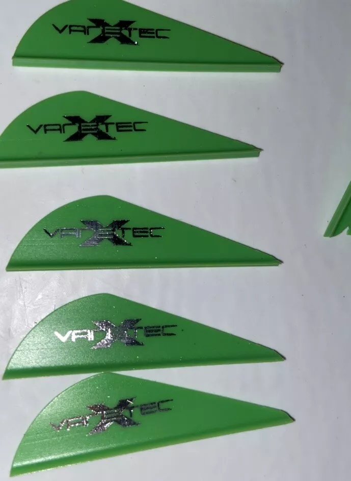 VaneTec 2" HP Tiro con Arco Flechas VaneTec Flo. Pack de 50 flechas verdes flechables Foto 2 de 2