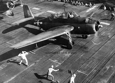 U.S. Navy Grumman TBF Avenger USS Bunker Hill 8''x 10'' World War II WW2 Photo 93