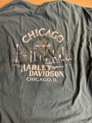 Harley-Davidson T-Shirt, Chicago XL | eBay