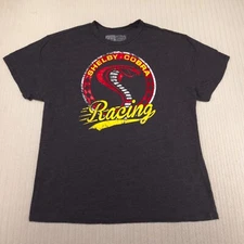 Ford Shelby Cobra Racing Shirt Mens Extra Large Charcoal Gray Graphic Cars
