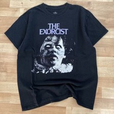 The Exorcist Movie Tshirt Basic Style Black Unisex Tshirt Men Women KH12242