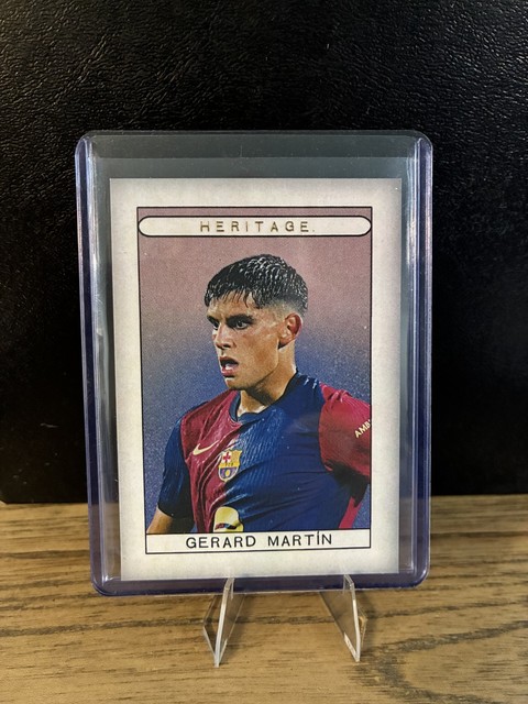 2024-2025 Futera FC Barcelona Unique Gerard Martin /16 Heritage