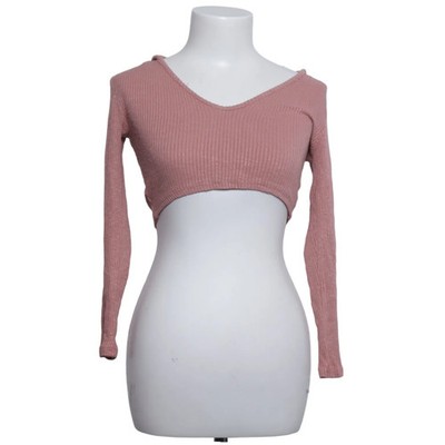 Fashion Nova, Kapuzenpullover, Größe: S, Pink, Streifen, Rippenstrick #Rnd