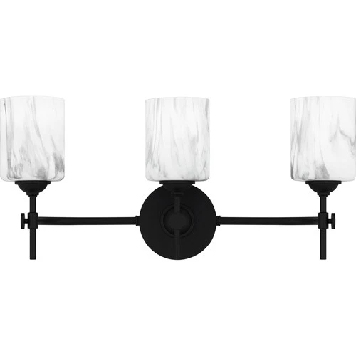 Quoizel ARI8622 Aria 3 Light 23"W Vanity Light - Black - Picture 1 of 12