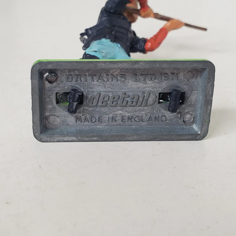 Lote de 11 figuras de soldados montadas vintage de caballería de los Estados Unidos detalle de Gran Bretaña Foto 3 de 4