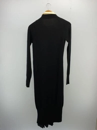 sacai Abito manica lunga 1 Lana BLK Nero Solida 21 05780 Sacai