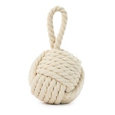 LIVIVO Weighted Door Stop Rope Knot Fabric Door Stop Indoor Use