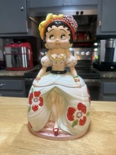 RARE BETTY BOOP CARMEN MIRANDA COOKIE JAR BY VANDOR