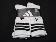 Adidas Men's Clima Cool Cushioned Athletic Crew sports Socks 6 Pairs SZ 8-12