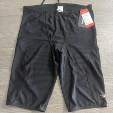 Speedo Men  s Eco Pro LT Jammer Swim Trunks Deep Storm Anthracite 38