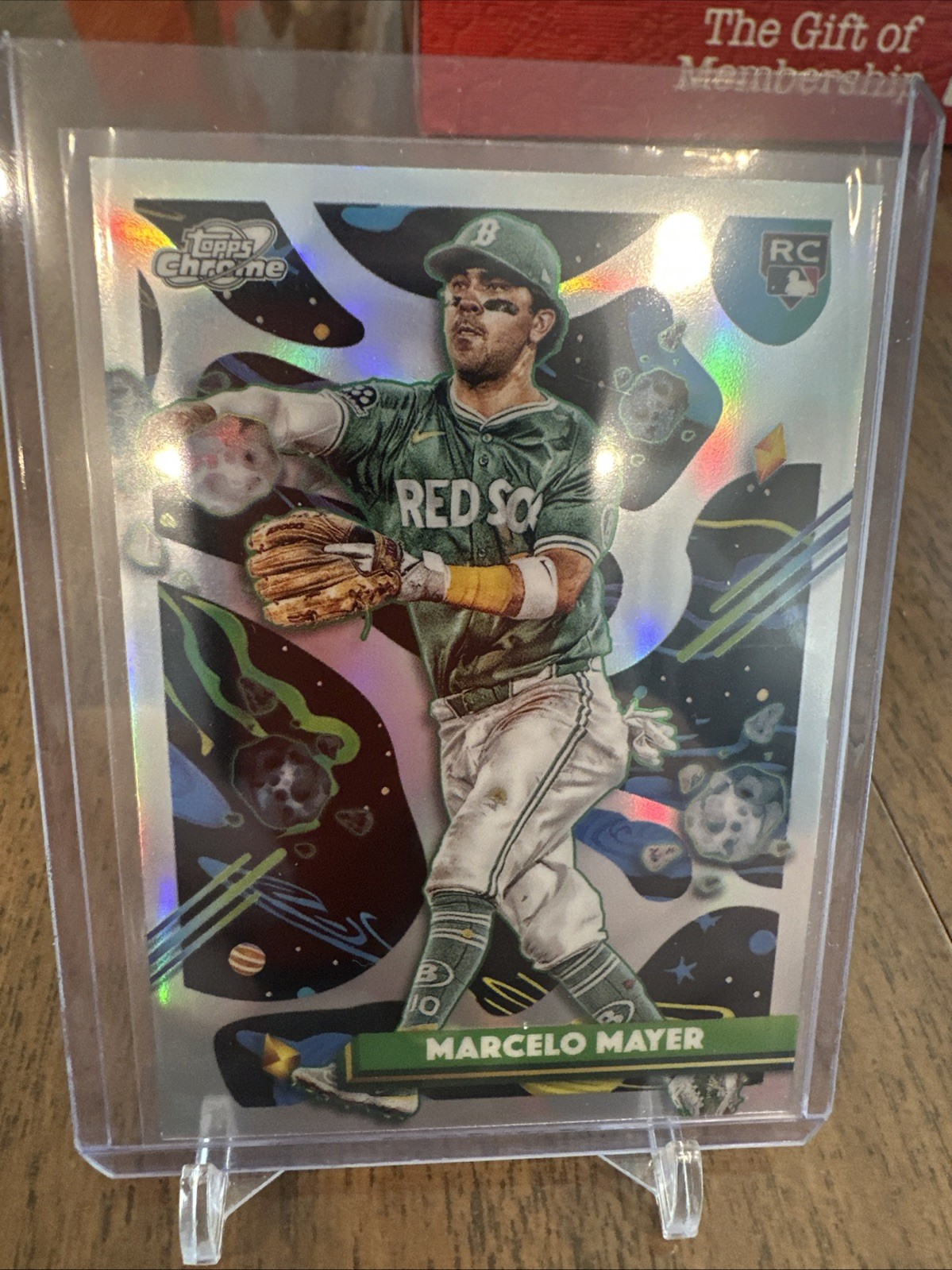 2025 topps cosmic chrome baseball Marcelo Mayer #91 Refractor