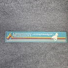 Vintage Montucky Cold Snacks Rubber Bar Rail Mat Beer Sign Cowboy Western 20"